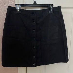 Shein Double Pocket Button Down Skirt
